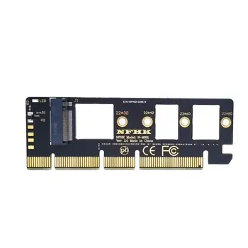 NVMe M. 2 unitati solid state Adaptor SSD PCIe Card M2 Cheie M Driver Cu Silicon de Răcire Pad Hard Disk Adaptor Suport PCIe X1x4x16 Slot