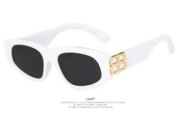 Ochi de pisica ochelari de Soare Femei de Moda 2021 Designer de Brand Gradient de Culoare Lentila de Ochelari de Soare Cool B Logo-ul Partidului Plaja UV400 Ochelari