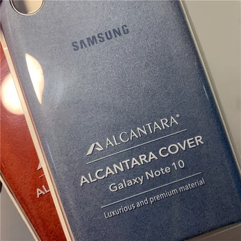 Original Samsung Galaxy Note 10 10 plus 10 Pro pentru Alcantara Caz acoperire din piele premium de lux Caz Anti-Toamna EF-XN975/970