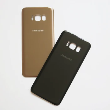 Original Samsung Galaxy S8plus caz S8 G950 G950F G955F Spate Baterie Capac de Sticlă de Locuințe Înlocuirea Capacului Cu Adeziv Autocolant