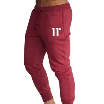 Pantaloni sport Barbati Numărul de Imprimare Glezna Legat Amestec de Bumbac Bărbați, Buzunare Slim Pantaloni de Trening pentru Fitness Bărbați Îmbrăcăminte 2021