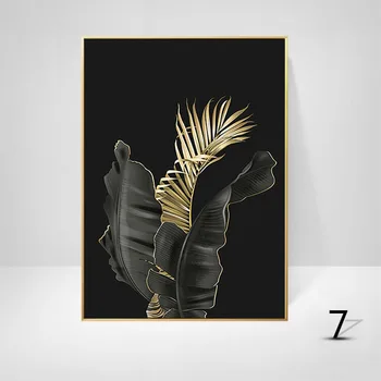 Panza Stil Modern, Poster de Perete Camera de zi Culoar Imagine Abstracta 1 BUC Unic, Nici un Cadru Frunzele Plantelor Pictura Art Decor