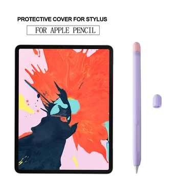 Pentru Apple Pencil 1-a 2-a Generație de Tablet Stylus Pen calculatoare-Accesorii Colorate Silicon Moale Stilou de Protecție Caz Acoperire Piele