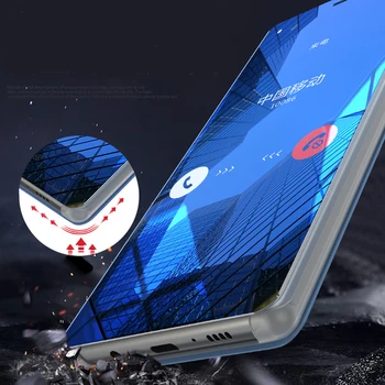 Pentru Huawei Nova 5T Caz 2019 Moda de Lux Flip Mirror Caz Pentru Huawei Nova 5T Coperta de Piele Coque Nova5t Telefon Sac Cazuri Capas