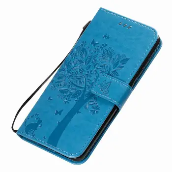 Pentru Samsung Galaxy A51 Caz Portofel De Piele De Culoare Clapa Caz Acoperire Pentru Samsung A51 Telefon De Lux Cazuri Pisică Arbore Model 51 2020