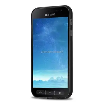 Pentru Samsung Galaxy Xcover 5 4 4S SM-G398FN 3-în-1 Negru Moale Caz cu Negru, o Sticlă Călită pentru Galaxy Xcover 4 G390F SM-G