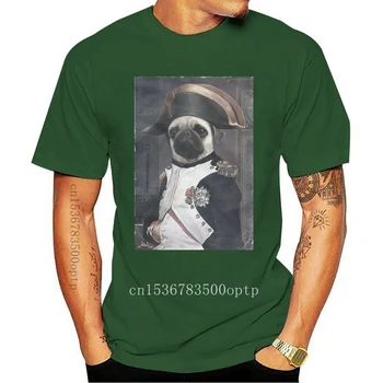 Pierdut Zeii Napoleon Pug Barbati Graphic T Shirt Digitale Imprimate Tricou