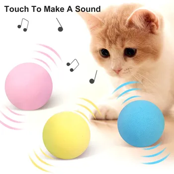 Pisica inteligent Jucarii Interactive Mingea Catnip Cat de Formare Jucărie animale de Companie Joc cu Bile de Companie Scartaie Livrările de Produse Jucărie pentru Pisici Pisoi