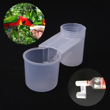 Plastic Pasare Bautor Alimentator Sticla de Apa Cana Pisica Pui de Porumbel Budgie fierbinte Pentru Pui de Porumbel Grădină Acasă