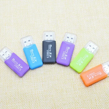 Portabil Mini Cititor de Carduri de Memorie TF Card Micro SD USB 2.0 de Mare Viteza de Transmisie Mobil Cititor de Card de Memorie