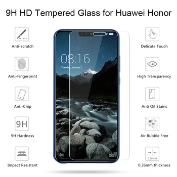 Protectorul de Ecran telefon de Film de Sticlă pentru Onoare 6X 7X 8 X Sticlă de Protecție Onoare 8X Sticla Temperata pentru Huawei Honor Play 5X 7S 8C