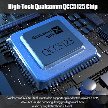 QCC5125 aptX HD Bluetooth Cablu de Upgrade MMCX pentru Shure SE215 Fiio FH3 AKG N40 2Pin pentru KZ ZST AS10 TRN V80 CCA C16 W4R UE18 TFZ