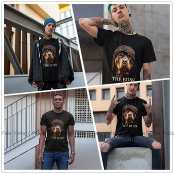 Rottweiler Tricou Rottweiler Seful De Design De Zilly Tees T-Shirt Maneca Scurta Tricou Tricou Drăguț