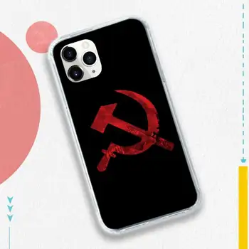 Roșu Uniunii Sovietice, URSS, Pavilion Telefon Caz pentru iPhone 11 12 pro XS MAX 8 7 6 6S Plus X 5S SE 2020 XR