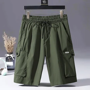RUPPSHCH 2021 Vara Noi Oamenii de Sport pantaloni Scurți de Marfă Barbati Casual Subțire Porțiune de Înaltă Calitate Multi-Buzunar de pantaloni Scurți de Sport Bărbați Pantaloni M-4XL
