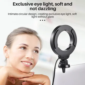 Selfie LED-uri de Lumină Inel 3200 -6500K Video Live Stream Fotografie Lumină de Iluminat Machiaj Vlog Inel Lampa Laptop Comprimat Umple Lumini