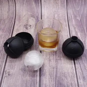Silicon Sfera Cuburi De Gheata Mucegai Care Pot Fi Stivuite Lent De Topire Gheață Ball Maker Rotund Jeleu Face Mucegai Bucătărie Instrument Bar Whisky Bea Vin