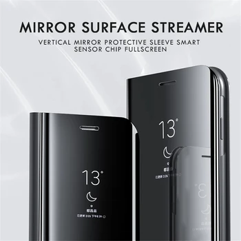Smart Mirror Flip Caz de Telefon Pentru Samsung A90 A80 A72 A71 A70 A60 A51 A52 A50 A41 A42 A40 A32 A21A30 A12 A11 din Piele Capacul suportului