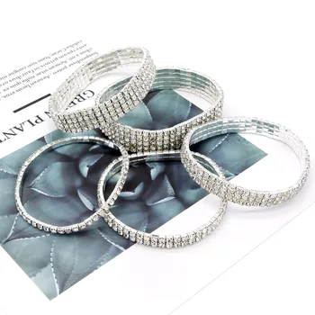 Subțire Ștampilată De Argint Placat Cu Lanțuri Strălucitoare Bratara Pentru Femei Fete Prietenul Picior Bijuterii Bratara De Picior Desculț Diamante Argint Glezna