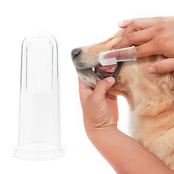 Super Moale Periuțe De Dinți De Câine De Companie Degetul Periuta De Dinti Plus De Câine Plus Respiratia Urat Mirositoare Grijă Tartru Instrumente De Cat De Curățare Accesorii Consumabile