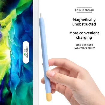 Tableta Touch Pen-Capac de Protecție Husă Portabil Silicon Moale Caz Pentru Apple Pencil 2 Caz la caz Creion ipad accesorii