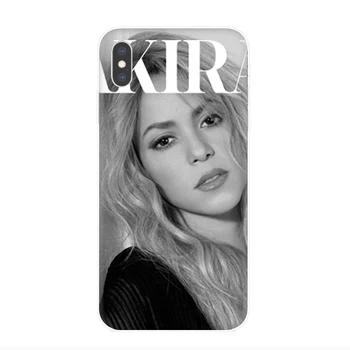 Transparent Caz pentru iPhone SE 2020 6 6s 7 8 Plus X XR XS 11 12 Pro Max 12 Mini Capacul din Spate Shakira Maluma