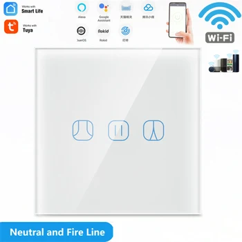 Tuya de Viață Inteligentă APP Control de la Distanță WiFi Cortina Întrerupător Pentru jaluzele Orb Motor Smart Home Switch Lucra Cu Google Alexa