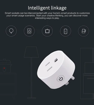 Tuya ZigBee Smart Plug-NE 15A 110-250V Timer Priza Smart Home Wireless Plug Compatibil Alexa Google Asistent Acasă
