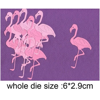 Tăiere de Metal Moare Flamingo 80*29mm DIY Gravat Moare mucegai Ambarcațiuni de Hârtie Carte de a Face Scrapbooking Relief mor șabloane
