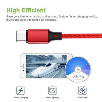 UGI 4A USB de Încărcare Rapidă Cablu de Tip C C USB Micro USB Android Cablu de Telefon Mobil Pentru Samsung OnePlus+ Xiaomi HTC Pixel Împletite