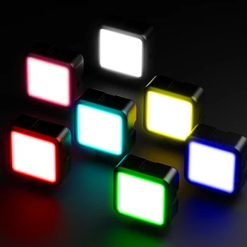 Ulanzi VL49 Estompat LED-uri RGB Video Lumina Lămpii Versiune Actualizată Multicolor aparat de Fotografiat Telefon Lampă cu LED-uri de Fotografie de Studio de Iluminat Vlog