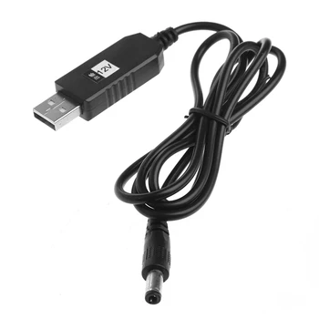 USB DC 5V La 12V 2.1x5.5mm de sex Masculin Pas Cablu Adaptor Pentru Router Benzi cu LED-uri de Lumină 77UB