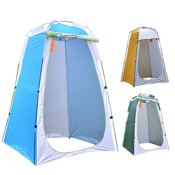 Ușor de configurat Portabil Duș în aer liber Tabara de corturi Toaletă Adăpost de Ploaie pentru Camping si Plaja Portabil Pop-Up de Confidențialitate Cort de Camping