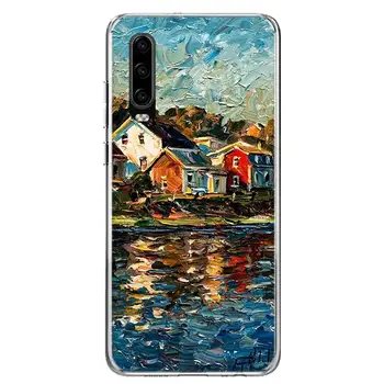 Van Gogh pictura in ulei Cazul în care Telefonul Pentru Huawei Mate 30 20 10 P40 P30 P20 P10 Pro Lite P Inteligente Z Plus 2019 2018 Acoperire Coque