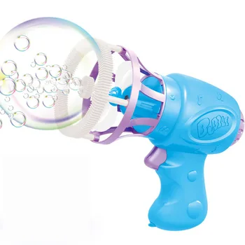 Vara Amuzant Magic Bubble Blower Aparat Electric Automat Bubble Maker Arma cu Mini Ventilator Copii Jucării în aer liber Nunta Consumabile