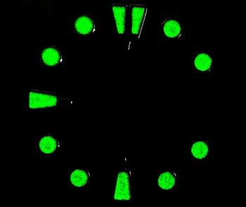 Verde Luminos 28.5 mm Negru Cadran de Ceas cu Logo-ul pentru NH36 Circulație