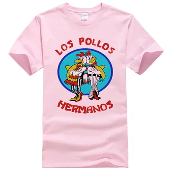 Vintage Los Pollos Hermanos Tricou Barbati Breaking Bad Pui Frații Tricouri Baieti plin de Umor Teuri Bărbați Femei Topuri