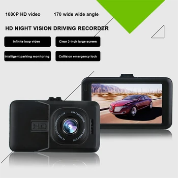 Viziune de noapte Dashcam Camera Auto de Bord Cam Registrator Auto Full HD 1080P Video Recorder 3 Mașini Cu Mișcare de Detectare Dash Cam