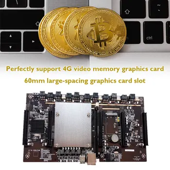 X79-H61 Miniere Placa de baza LGA 2011 CPU Socket 5 PCIe, PCI-E Express 3.0 X8 Sloturi de Memorie DDR3 Slot pentru Suport 3060 GPU(6x6p)