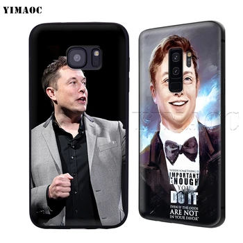 YIMAOC Elon Musk Caz pentru Samsung Galaxy A7 A8 A9 A10 A20 A30 A40 A50 A70 M10 M20 M30 S10e J6 Plus