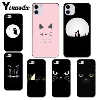 Yinuoda Iubesc pisicile ochi miau Coque Coajă de Telefon Caz Pentru iPhone5 5s SE X XS MAX 8 7 6 6S Plus XR 11 11pro promax 12 12Pro Promax